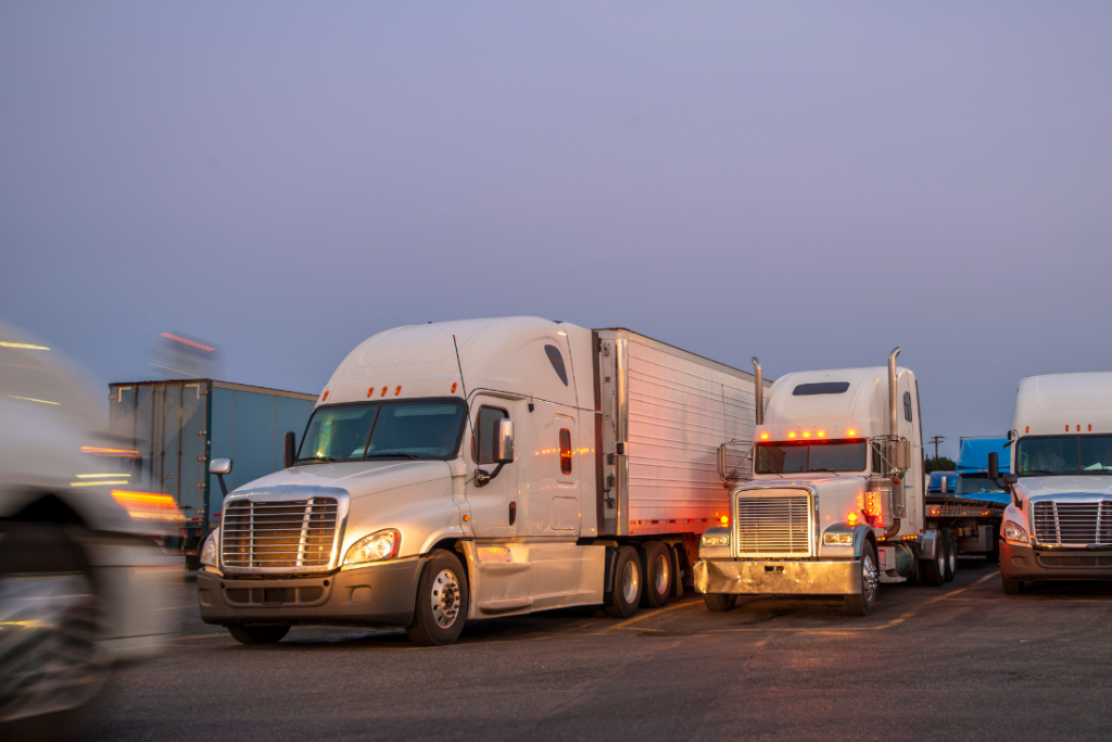 paddock truck parking lot