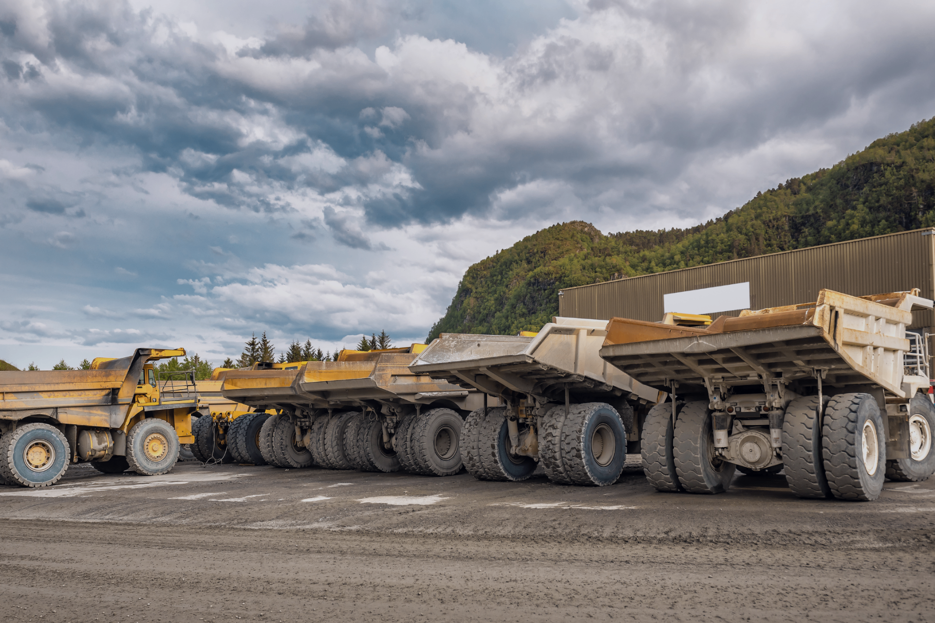 Heavy equipment storage