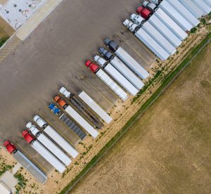 truck parking lot