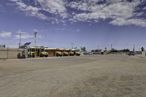 industrial parking lot