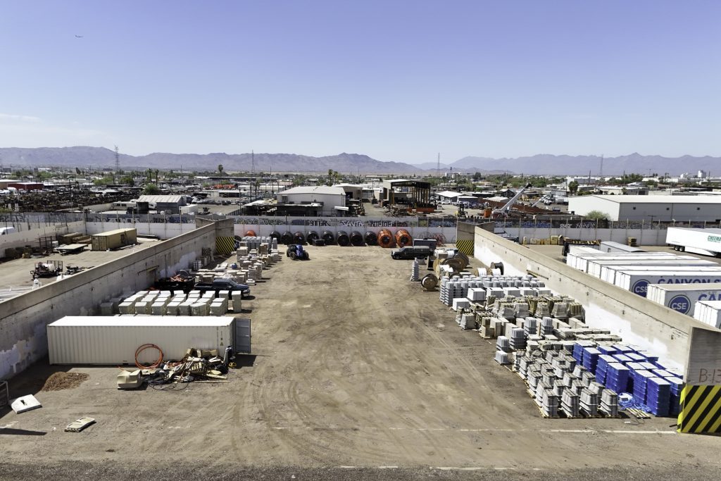 heavy equipment storage