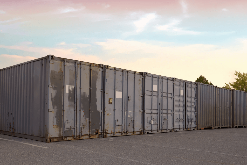 contractor storage used for cargo storage solution