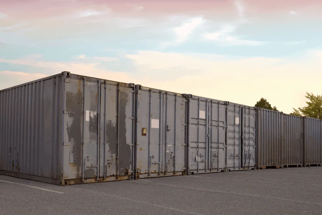 contractor storage used for cargo storage solution